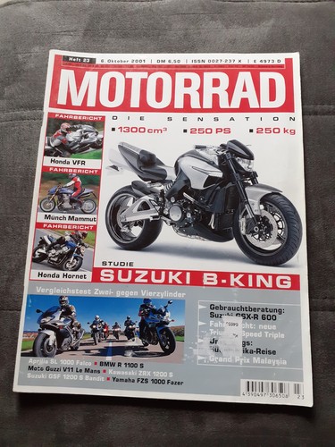 Das motorrad heft 2001 - 23/2001, *