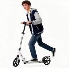 Tretroller für Kinder & Erwachsene Faltbarer Roller 200 mm Räder bis 100kg