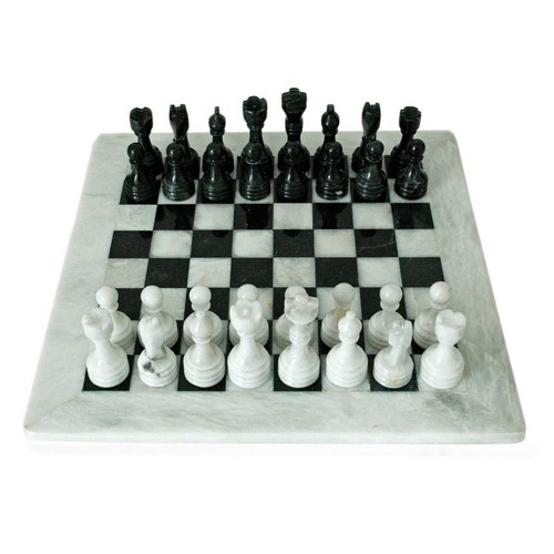 Schachbrett mit schach marmor - schachbrett,