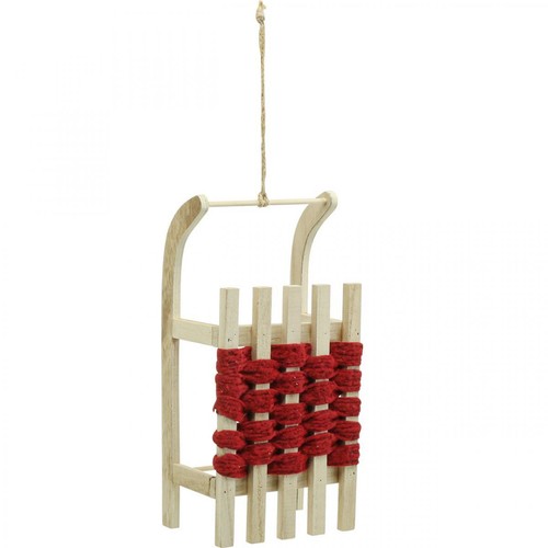 Deko schlitten holz - deko,