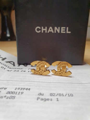 Ohrringe chanel logo - ohrringe,