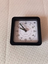 Hochwertiger Funkwecker Atrium analog schwarz inkl. Schlummern – TOP ZUSTAND!