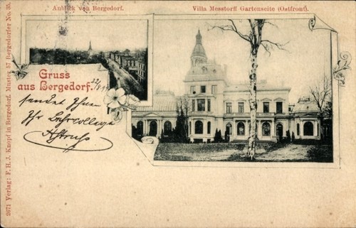 Hamburg bergedorf villa - ak,