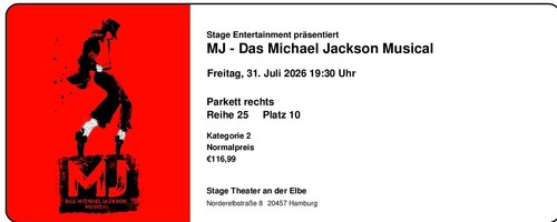 Ticket das michael - 1,