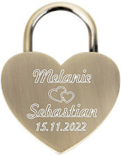 LIEBESSCHLOSS GRAVIERT MIT