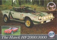 Hawk HF2000 & HF3000 kit cars (Lancia Stratos replica, GB)_1998 Prospek Brochure