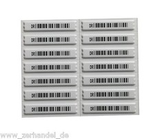 1000 AM Klebeetiketten barcode 58kHz Warensicherung Sicherungsetiketten AM Label