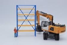 Palettenregal blau orange 1:50 Regal Schwerlastregal Modellbau  NEU