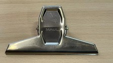 10 Stück MAUL Briefklemmer Breite 125 mm Metall Vielzweckklammer Papierklemme