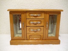 Schmuckschränkchen alt, Erle