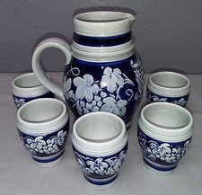 Weinkrug Saftkrug mit 5