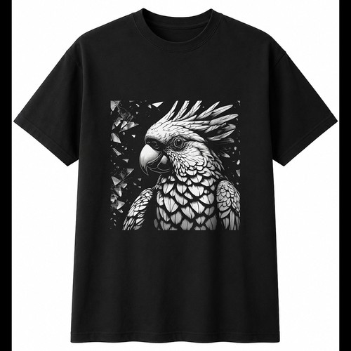 Charcoal cockatoo shattered - charcoal,