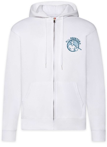 Painter zipper hoodie maler - painter, v