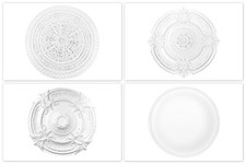 Deckenrosetten 95-101cm PU