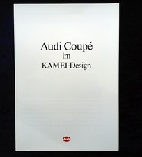 AUDI Coupe Prospekt 6.1990...Audi Coupe im Kamei Design