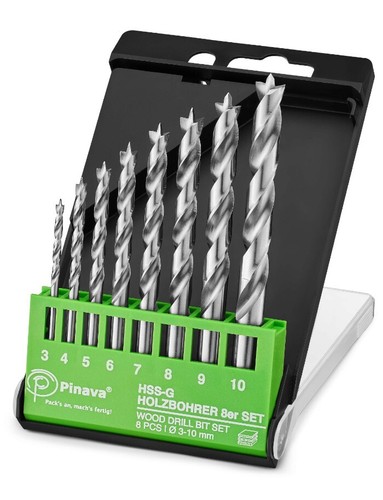 Pinava holzbohrer set hss g - set, hss-g