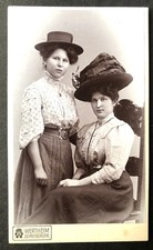 CDV Foto um 1900,  2 Junge