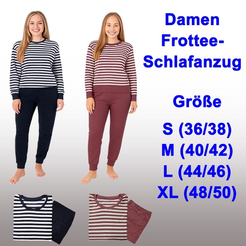 Frottee schlafanzug - frottee,