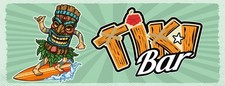 Holzschild 10x27 cm Tiki Bar