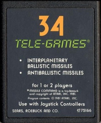 Atari 2600 missile - 2600,