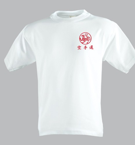 Karate shirt mit druck - karate,