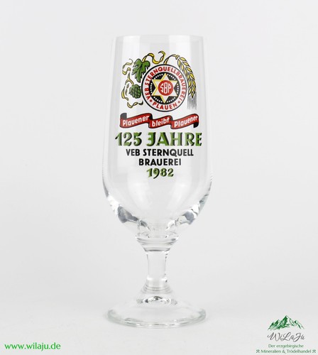 Sammlerobjekt ddr bierglas - ddr,