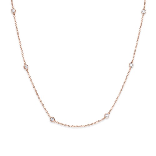 Materia damen kette rosegold - materia,