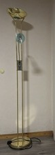 Stehlampe Halogen Dimmbar Golden, 1,85m Höhe