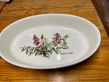 Vintage alte Villeroy Boch Botanica Vilbofour Auflaufform, Porzellan Microwelle