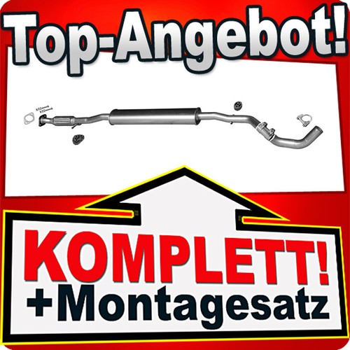 Mittelschalldämpfer für fiat - für,