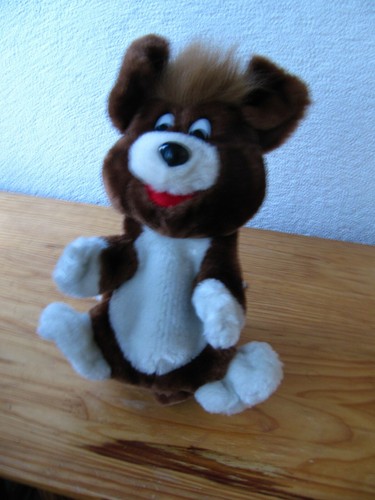 Handpuppe hund knickohren - handpuppe,