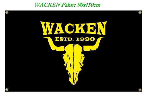 Wacken hardrock fahne flagge - hardrock,
