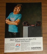 Seltene Werbung GRUNDIG Power