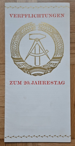 Ddr feuerwehr urkunde - feuerwehr,