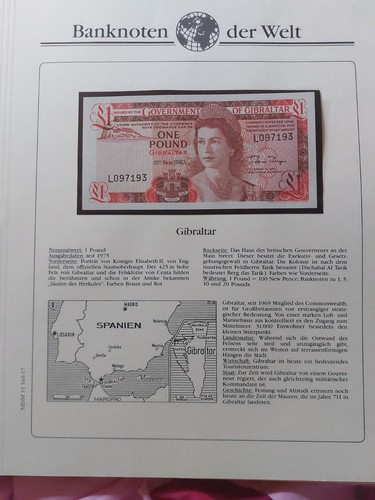 Banknoten der welt - der,