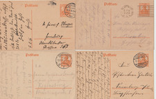 Deutsches Reich 1916-1918  Postkarte MiNr. P 110 I-4 St.- siehe Scan