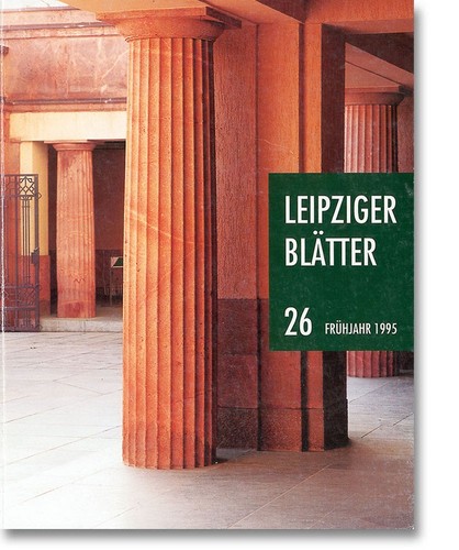 Leipziger blätter heft - blätter,