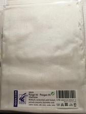 Seidentuch Ponge 05, weiß