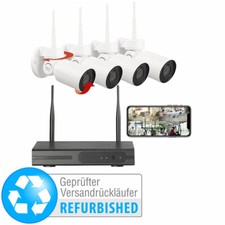 VisorTech Funk-Überwachungssystem mit HDD-Rekorder,Versandrückläufer