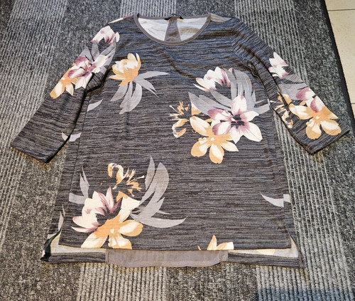 Only damen top m grau - damen, gr.