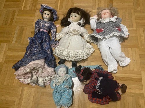 Alte puppen porzellan - 4,