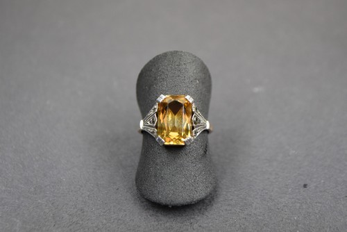 Art deco damenring - art,