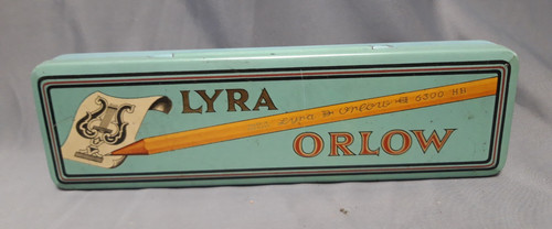 Alte blechdose lyra - orlow, 6300