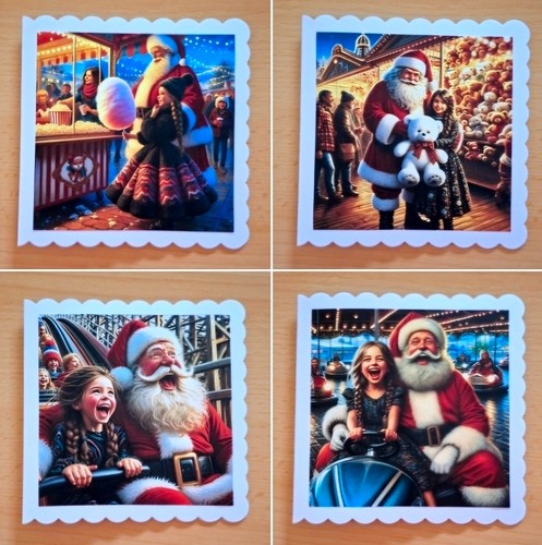 Weihnachtskarte besuch - *gb*, °besuch