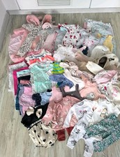 Über 100 Tlg Babykleidung Paket Klamotten Gr. 62-68 Herbst Winter Mädchen