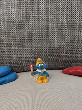 1x TOP Variante König Schleich 1973 Schlümpfe smurfs (E025)