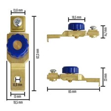 Batterietrenner Motorrad Batterie Trennschalter Polklemme Batterieklemme 6-24V