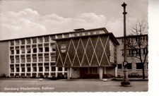 Postkarte :   HOMBERG /Niederrhein - Rathaus ,ca. 1968