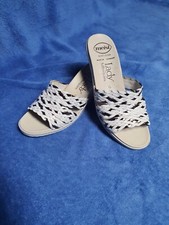 Meisi Damen Sandale Sandalette Pantolette Comfortschuhe Echt Leder Gr40 Neu 1018