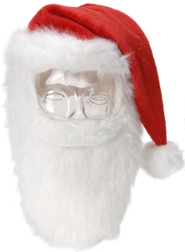 Weihnachtsmann bart mit mütze - weihnachtsmann,